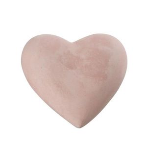 Růžové antik cementové dekorační srdce Hanny - 10*10*4 cm 32575 obraz