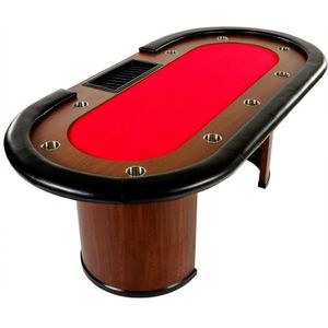 Tuin Royal Flush 32444 XXL pokerový stůl, 213 x 106 x 75cm, červená obraz
