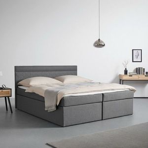 Boxspring postel s topperem Rosa, 180x200, Antracitová obraz