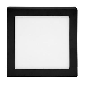 T-LED Černý přisazený LED panel hranatý 120x120mm 6W Barva světla: Denní bílá 102151 obraz