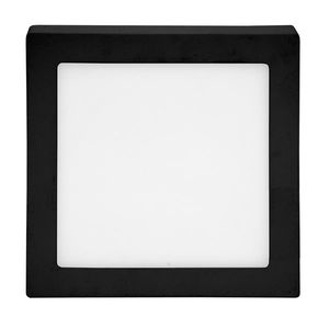 T-LED Černý přisazený LED panel hranatý 170x170mm 12W Barva světla: Denní bílá 102154 obraz
