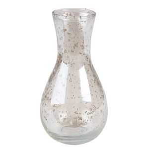 Skleněná transparentní váza Milia - Ø 8*15 cm 6GL4300 obraz