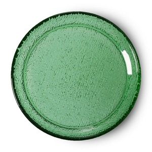 Zelený skleněný dezertní talíř The Emeralds - Ø 21*3cm AGL4486 obraz