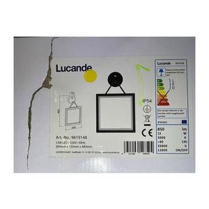 Lucande Lucande - LED Venkovní nástěnné svítidlo se senzorem MIRCO LED/13W/230V IP54 obraz