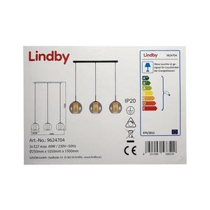 Lindby Lindby - Lustr na lanku YELA 3xE27/60W/230V obraz