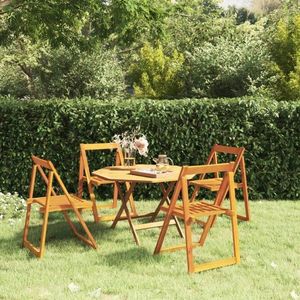 Skládací zahradní židle 4 ks Dekorhome, Skládací zahradní židle 4 ks Dekorhome obraz