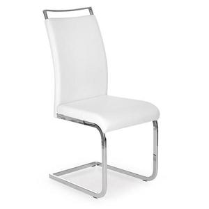 Židle K250 kov/eko kůže bílá 42x59x99 obraz
