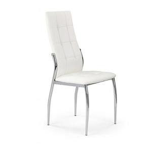 Židle K209 kov/eko kůže bílá 43x54x101 obraz