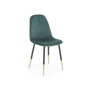 HALMAR Designová židle Suzzie tmavě zelená obraz
