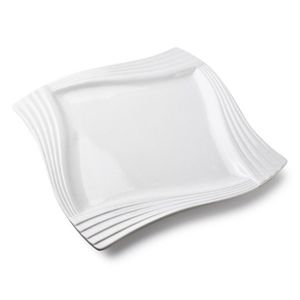 Mondex Mělký porcelánový talíř BASIC 32, 5 cm bílý obraz