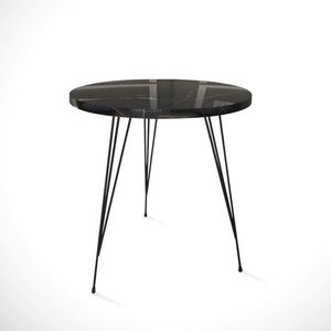 Kalune Design Odkládací stolek Sandalf černý obraz