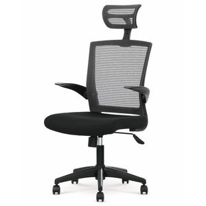 Kancelářská židle VOLUR černá/šedá obraz