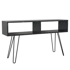 Kalune Design TV stolek ALYA 120 cm černý mramor obraz