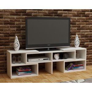 Kalune Design TV stolek CARE 137 cm bílý obraz