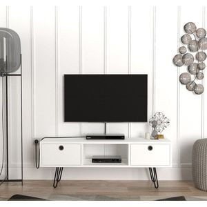 Kalune Design TV stolek MODA 120 cm bílý obraz