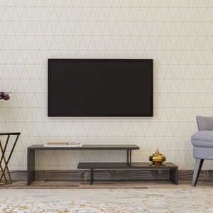 Kalune Design TV stolek OVIT 120 cm antracitový/černý obraz