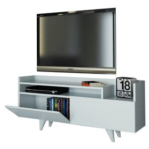 Kalune Design TV stolek TROYA 120 cm bílý obraz