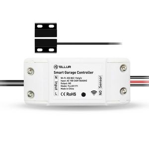 Tellur WiFi Smart sada pro ovládání garážových vrat, bílá obraz