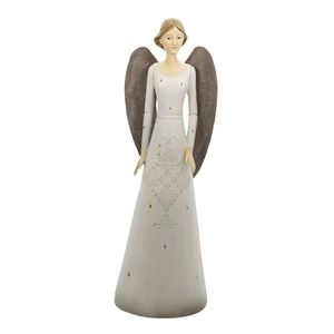 Dekorativní soška Andělky v šatech s křídly - 15*13*47 cm 6PR4744 obraz