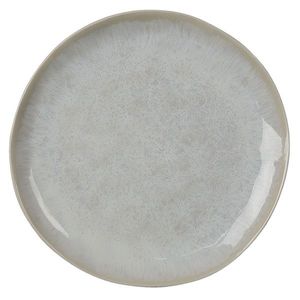 Šedý kameninový dezertní talíř Grivon - Ø 20*2 cm 6CEDP0101 obraz