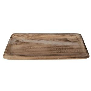 Přírodní dekorativní dřevěný servírovací podnos/talíř - 40*17*3 cm 6H2129 obraz