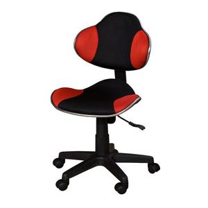 Kancelářská židle DECCAN, červeno/černá barva obraz