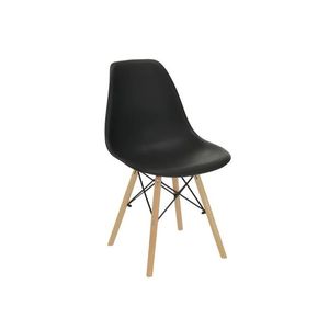 Jídelní židle CHARLISA, černá/buk obraz