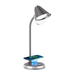 08972L - LED Stmívatelná stolní lampa FINCH LED/9W/12/230V šedá/chrom obraz