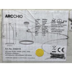 Arcchio Arcchio - LED Lustr na lanku PIETRO 2xLED/45W/230V obraz