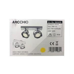 Arcchio Arcchio - LED Stmívatelné bodové svítidlo MUNIN 2xES111/GU10/11, 5W/230V obraz