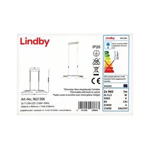 Lampenwelt Lindby - LED Stmívatelný lustr na lanku JUDIE 2xLED/11, 5W/230V obraz