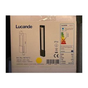Lucande Lucande - LED Venkovní lampa se senzorem TEKIRO LED/14W/230V IP54 obraz