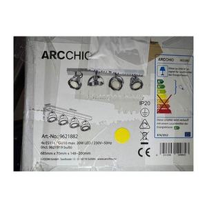 Arcchio Arcchio - LED Bodové svítidlo MUNIN 4xGU10/ES111/11, 5W/230V obraz