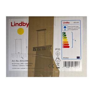 Lindby Lindby - Lustr na lanku WATAN 4xE14/28W/230V obraz