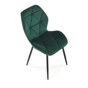 HALMAR Designová židle Noel tmavě zelená obraz