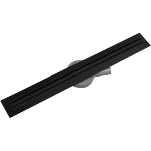 Odtokový žlab Mexen Flat 360 SLIM + sifon Black 70 cm obraz