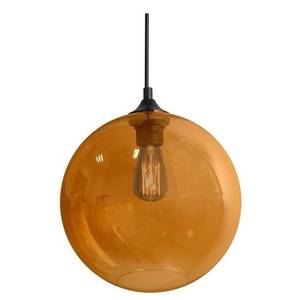 Závěsná lampa EDISON Oranžová obraz