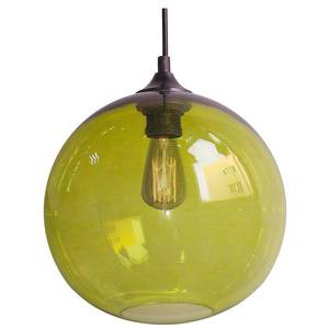 Závěsná lampa EDISON Zelená obraz