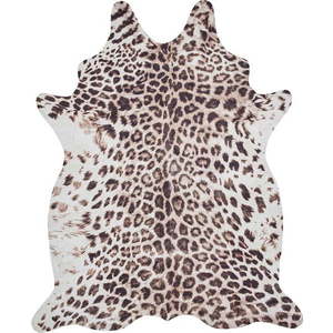 Hnědo-béžový koberec 155x130 cm Faux Leopard - Think Rugs obraz