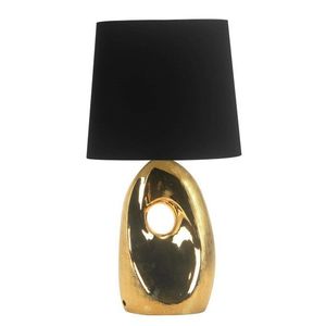 Stolní lampa HIERRO Černá / zlatá obraz