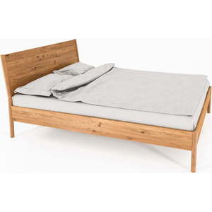 Dvoulůžková postel z dubového dřeva 180x200 cm Pola - The Beds obraz