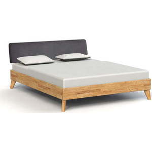 Dvoulůžková postel z dubového dřeva 200x200 cm Greg 3 - The Beds obraz