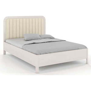 Bílo-béžová dvoulůžková postel z bukového dřeva 160x200 cm Modena – Skandica obraz