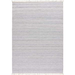 Světle šedý venkovní koberec z recyklovaného plastu Universal Liso, 140 x 200 cm obraz