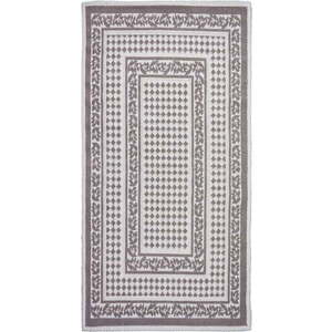 Šedobéžový bavlněný koberec Vitaus Olvia, 80 x 150 cm obraz