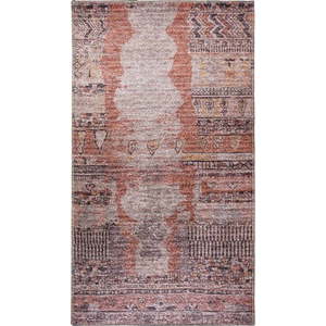 Světle červený pratelný koberec 150x80 cm - Vitaus obraz