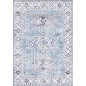 Světle modrý koberec Nouristan Gratia, 80 x 150 cm obraz