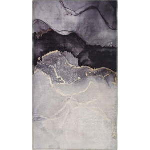 Šedý pratelný koberec 150x80 cm - Vitaus obraz