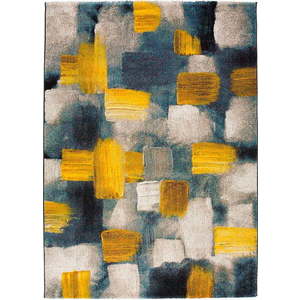 Modro-žlutý koberec Universal Lienzo, 200 x 290 cm obraz