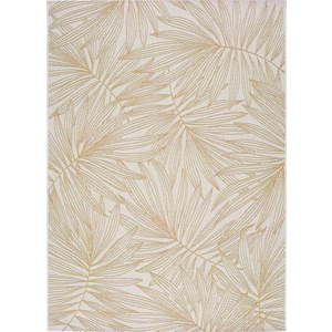 Béžový venkovní koberec Universal Hibis Leaf, 135 x 190 cm obraz